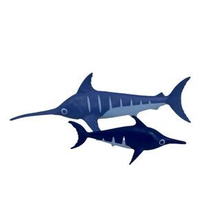 Vintage Playmobil Aquarium Swordfish And Baby 9068 HARD TO FIND Age3+